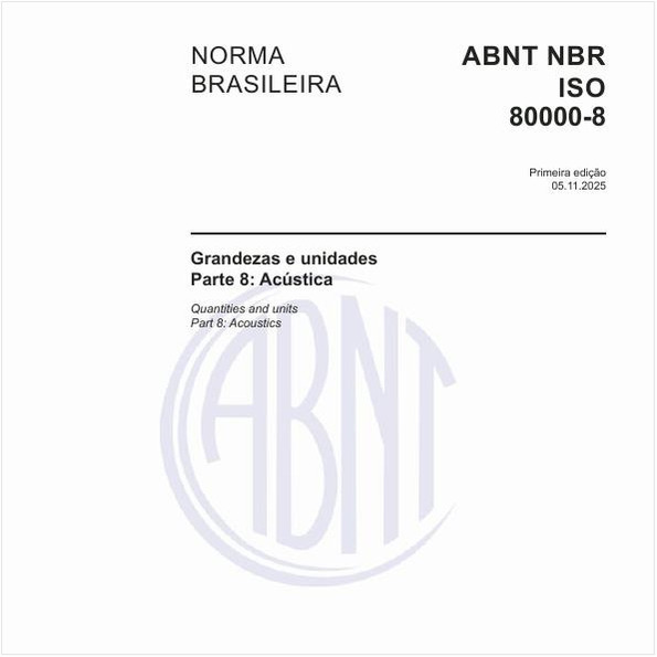 Grandezas e unidades - Parte 8: Acústica