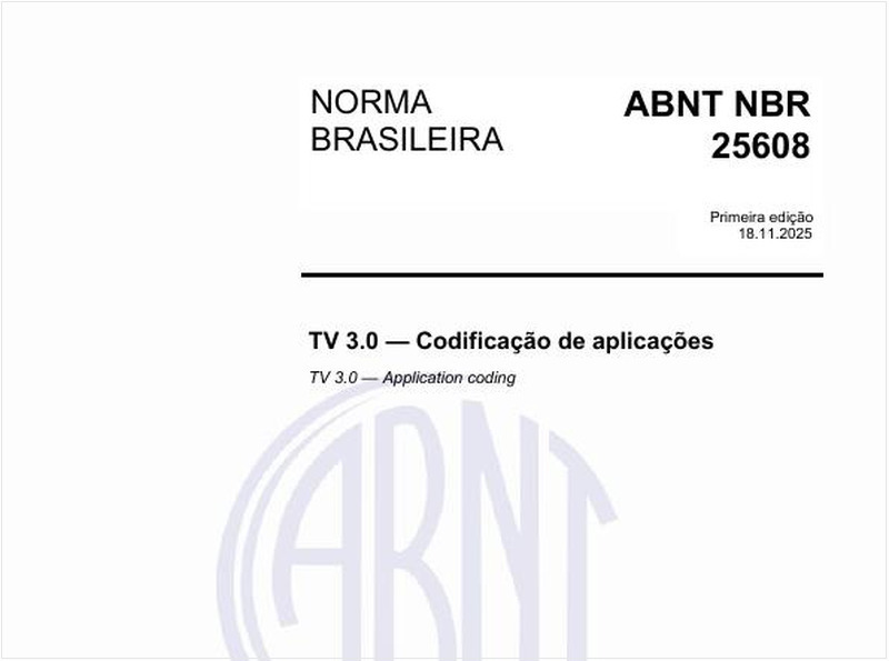 TV 3.0 — Codificação de aplicações
