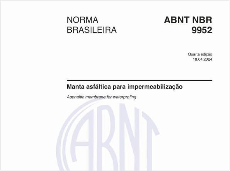 Manta asfáltica para impermeabilização