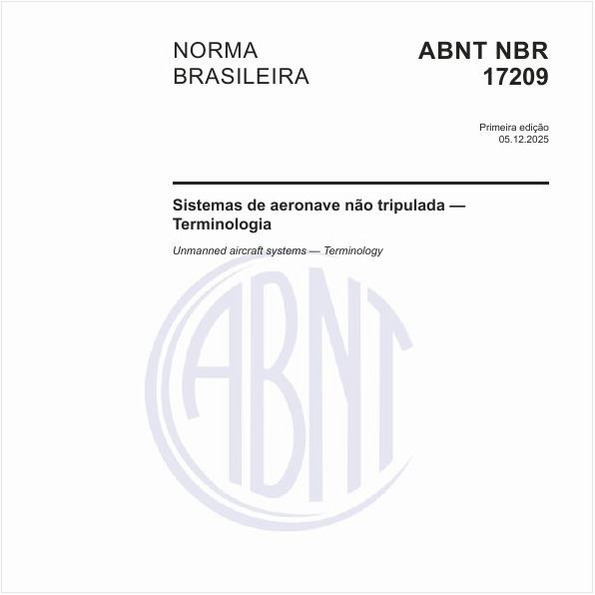 Sistemas de aeronave não tripulada — Terminologia