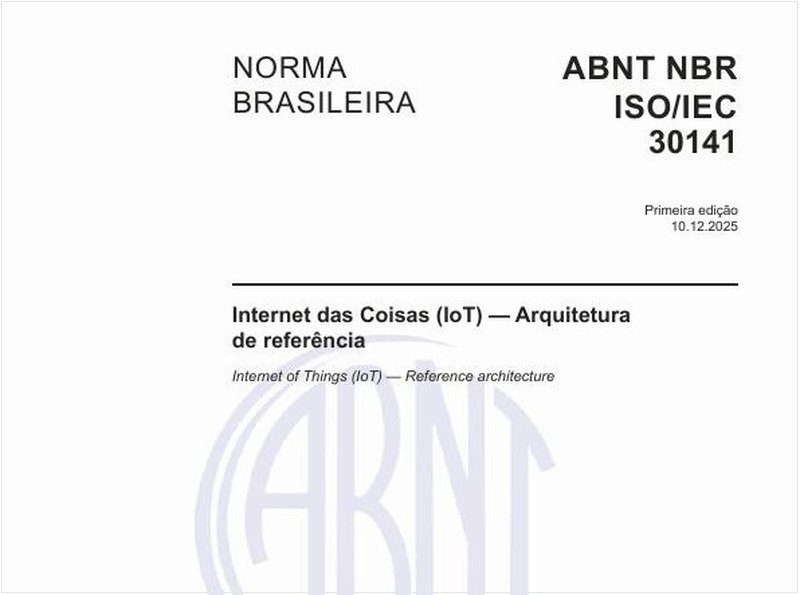 Internet das Coisas (IoT) — Arquitetura de referência