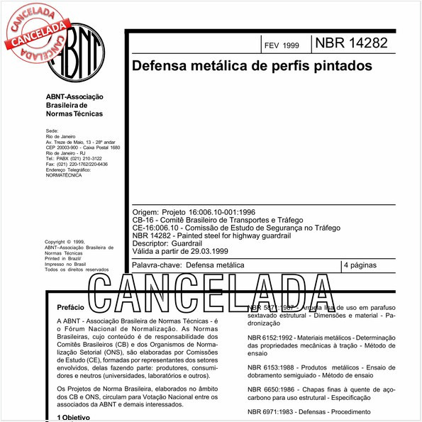 Defensa metálica de perfis pintados