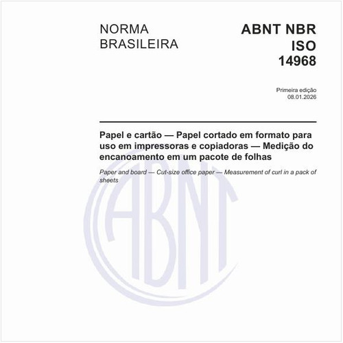 Papel e cartão — Papel cortado em formato para uso em impressoras e copiadoras — Medição do encanoamento em um pacote de folhas