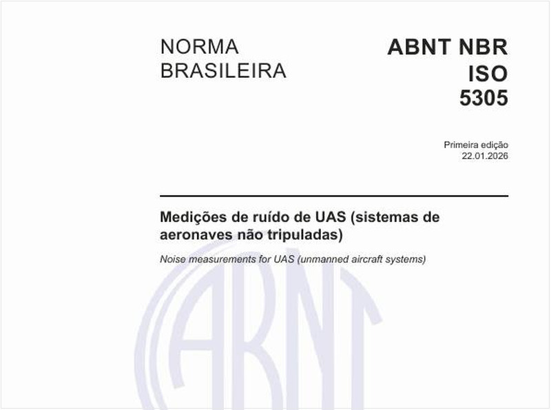 Medições de ruído de UAS (sistemas de aeronaves não tripuladas)
