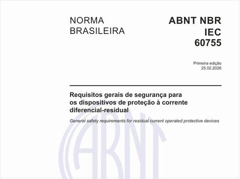 Requisitos gerais de segurança para os dispositivos de proteção à corrente diferencial-residual