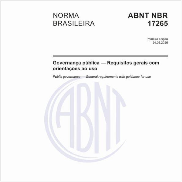 Governança pública — Requisitos gerais com orientações ao uso