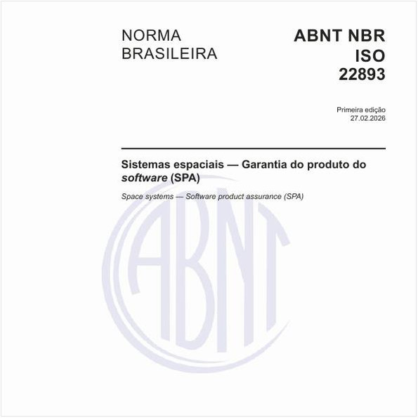Sistemas espaciais — Garantia do produto do software (SPA)