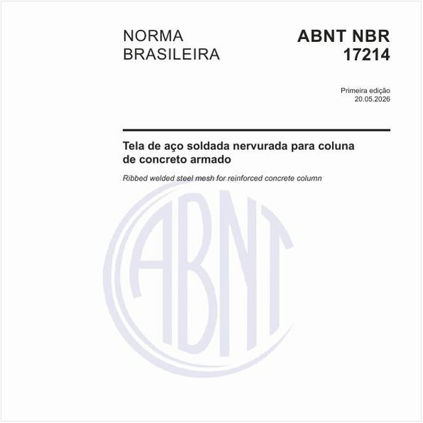 Tela de aço soldada nervurada para coluna de concreto armado