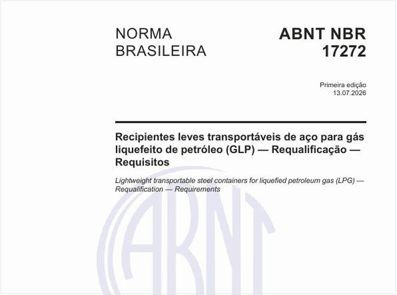 Recipientes leves transportáveis de aço para gás liquefeito de petróleo (GLP) — Requalificação — Requisitos