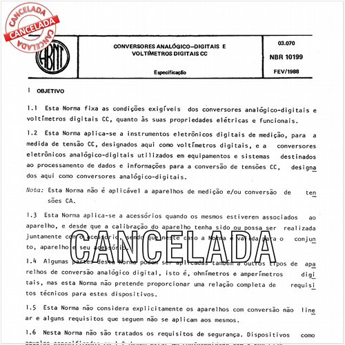 Conversores analógico-digitais e voltímetros digitais CC