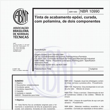 NBR10990 de 04/1990