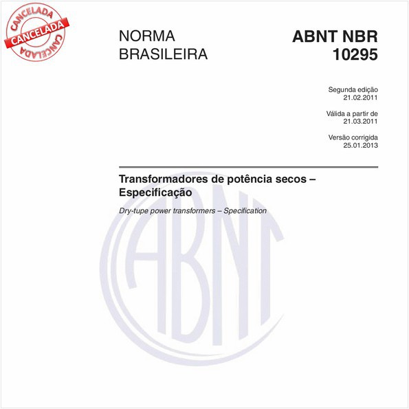 NBR10295 de 05/2016