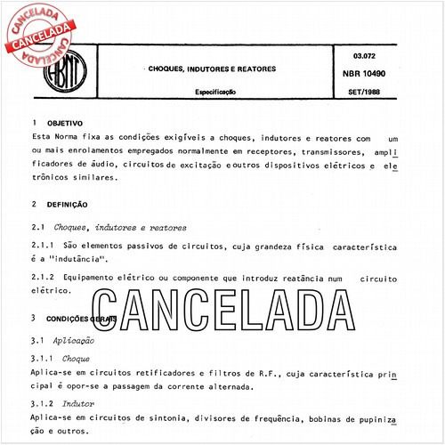 Choques, indutores e reatores