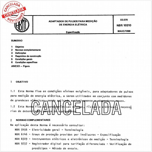 Adaptador de pulsos para medição de energia elétrica