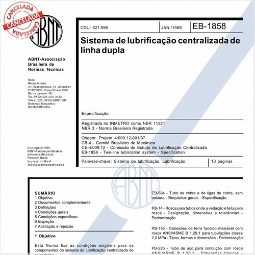 Sistema de lubrificação centralizada de linha dupla
