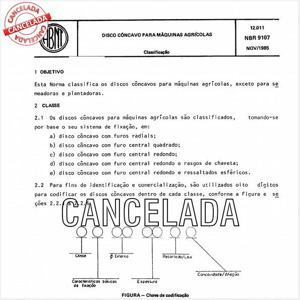 Disco côncavo para máquinas agrícolas