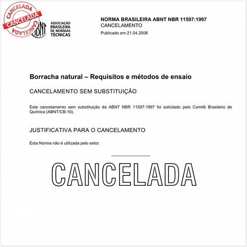 Borracha natural - Requisitos e métodos de ensaio