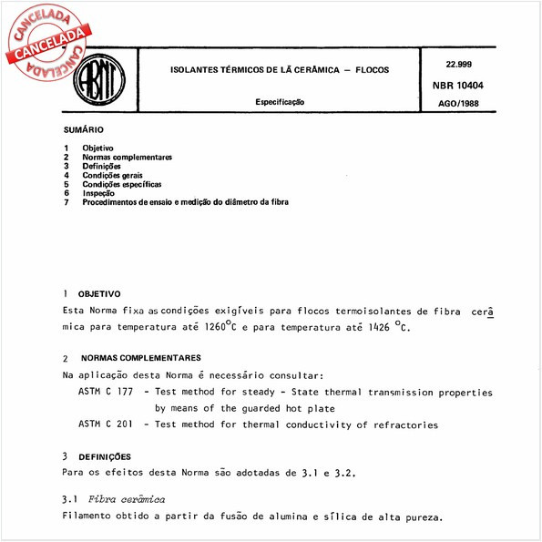 Isolantes térmicos de lã cerâmica - Flocos