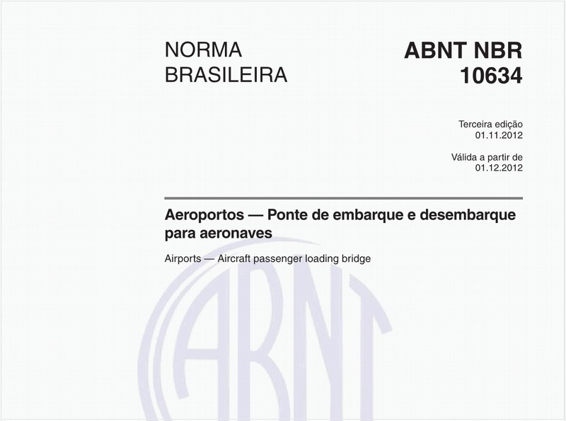Aeroportos — Ponte de embarque e desembarque para aeronaves
