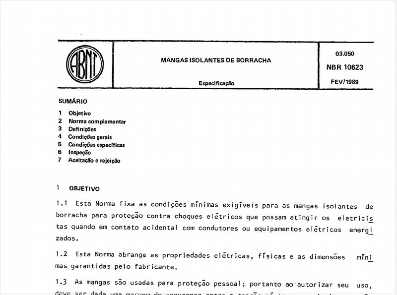 Mangas isolantes de borracha