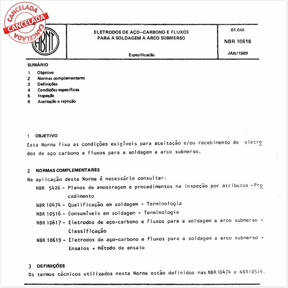 Eletrodos de aço-carbono e fluxos para a soldagem a arco submerso