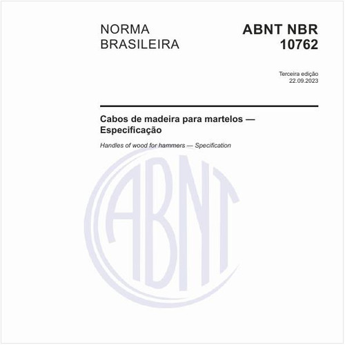 Cabos de madeira para martelos — Especificação