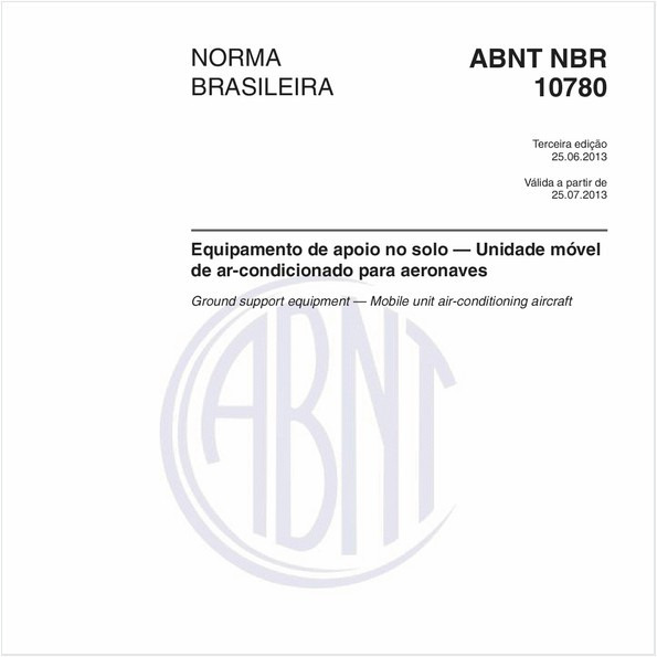 Equipamento de apoio no solo — Unidade móvel de ar-condicionado para aeronaves