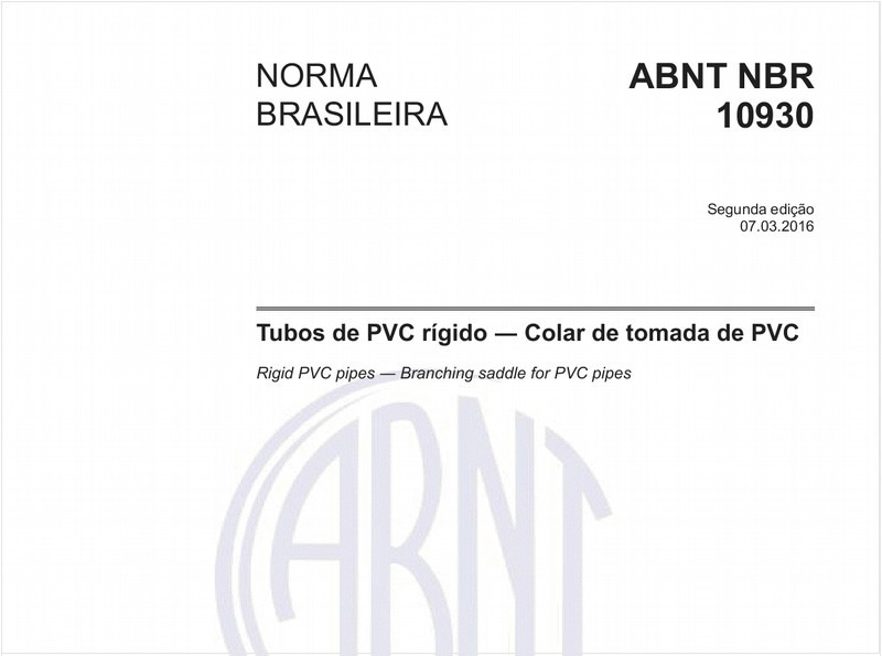 Tubos de PVC rígido - Colar de tomada de PVC