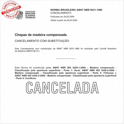 Chapas de madeira compensada