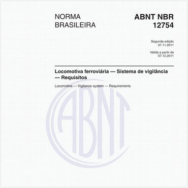 NBR12754 de 11/2011