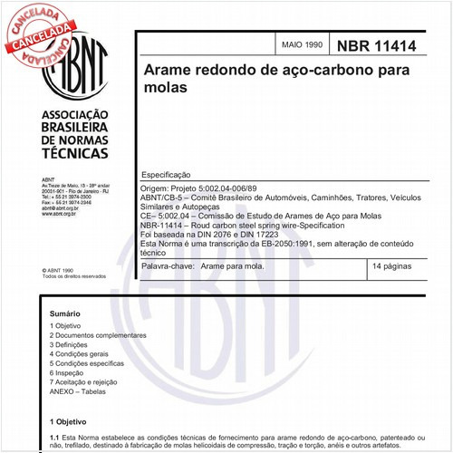 Arame redondo de aço-carbono para molas
