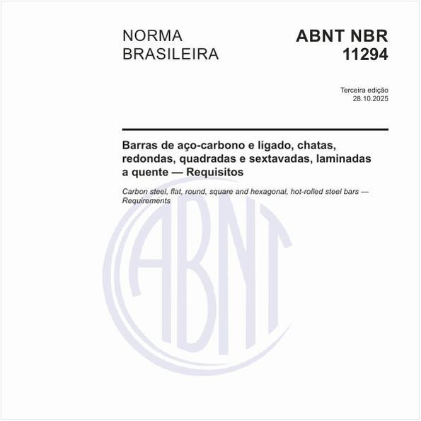 Barras de aço-carbono e ligado, chatas, redondas, quadradas e sextavadas, laminadas a quente - Requisitos