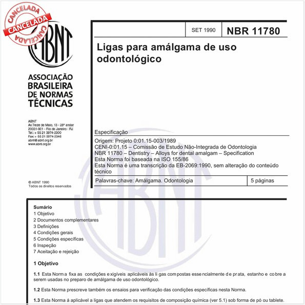 Ligas para amálgama de uso odontológico