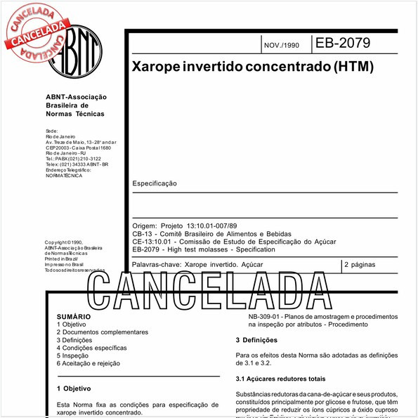 Xarope invertido concentrado (HTM)