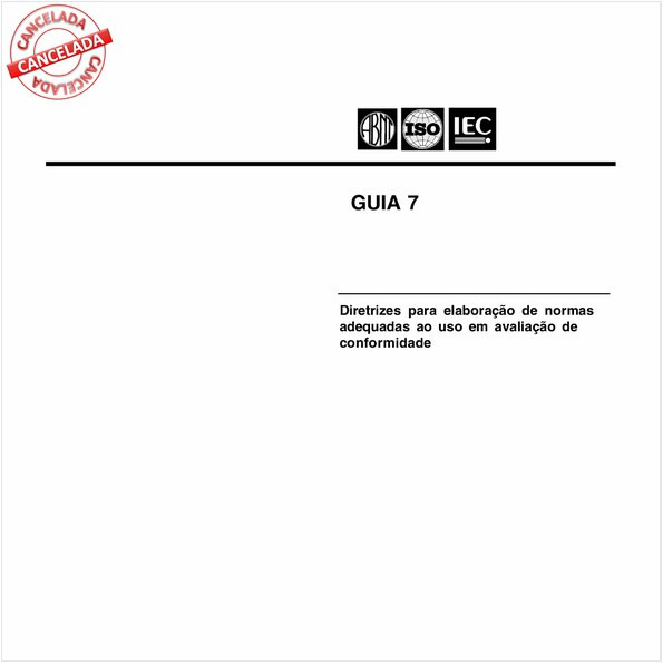 Diretrizes para elaboração de normas adequadas ao uso em avaliação de conformidade