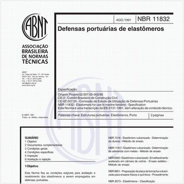 NBR11832 de 08/1991