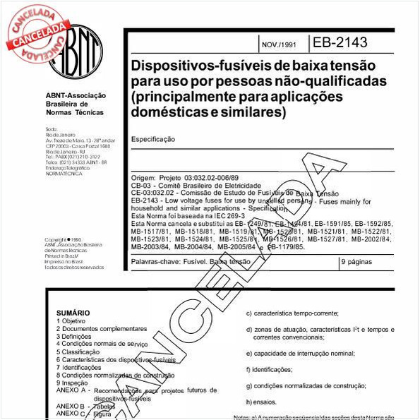 Dispositivos-fusíveis de baixa tensão, para uso por pessoas não-qualificadas (principalmente para aplicações domésticas e similares)