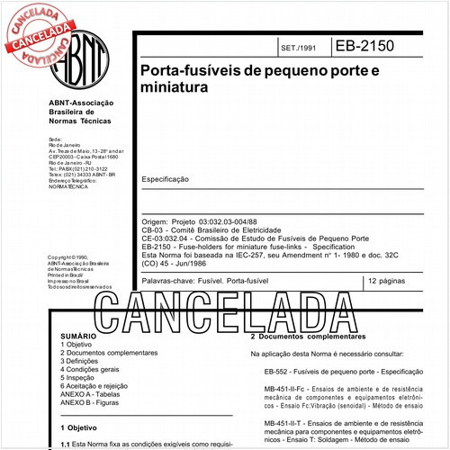 Porta-fusíveis para fusíveis de pequeno porte e miniatura