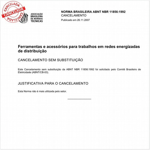 Ferramentas e acessórios para trabalhos em redes energizadas de distribuição