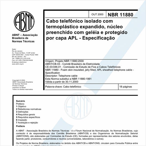 NBR11880 de 10/2000