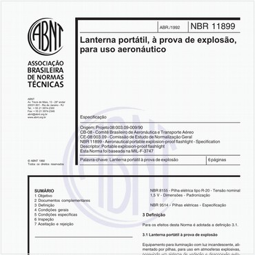 NBR11899 de 04/1992
