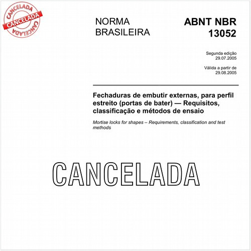 Fechaduras de embutir externas, para perfil estreito (portas de bater) - Requisitos, classificação e métodos de ensaio