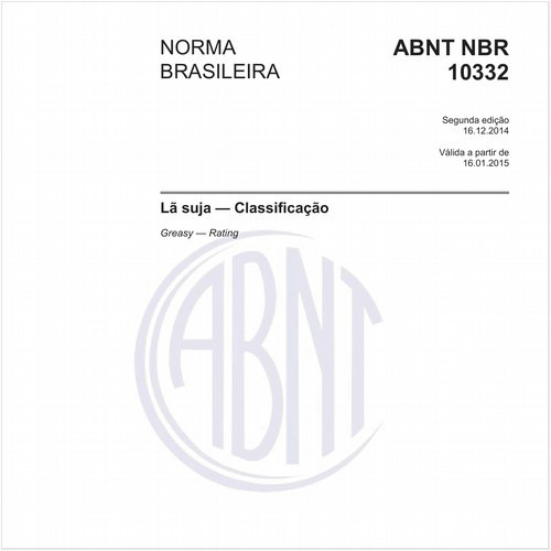 Lã suja - Classificação