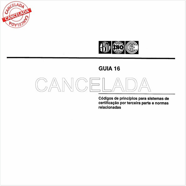 Códigos de princípios para sistemas de certificação por terceira parte e normas relacionadas