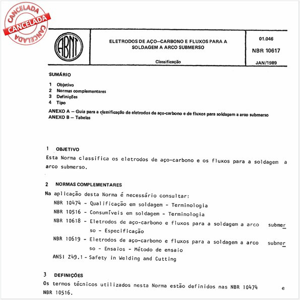 Eletrodos de aço-carbono e fluxos para a soldagem a arco submerso