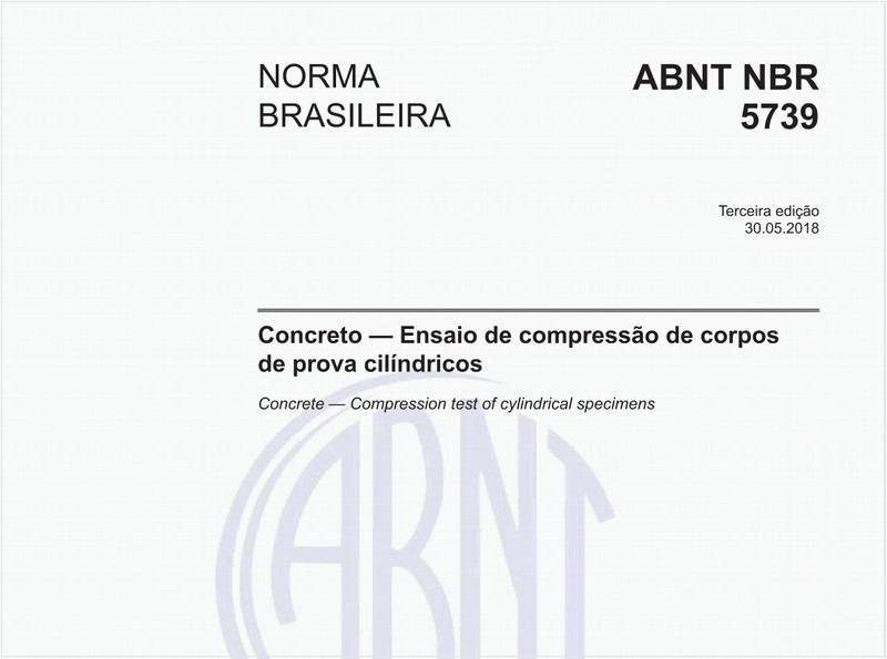 Concreto - Ensaio de compressão de corpos de prova cilíndricos