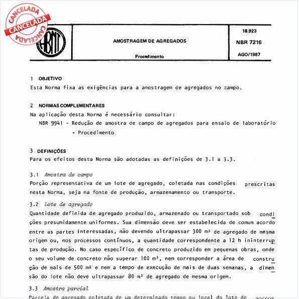 Amostragem de agregados