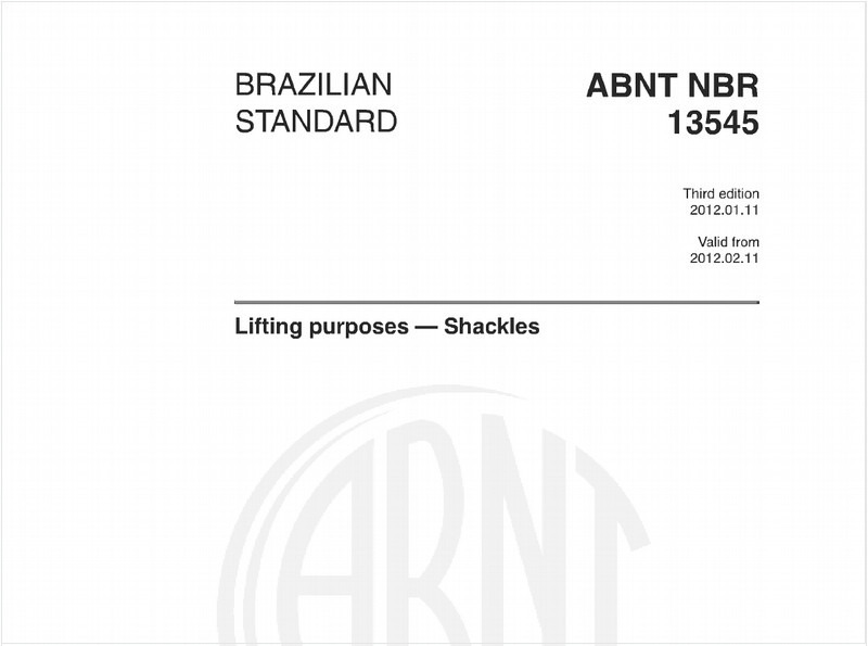 Lifting purposes - Shackles 