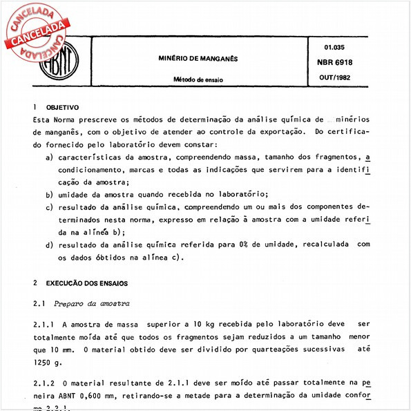 Minério de manganês