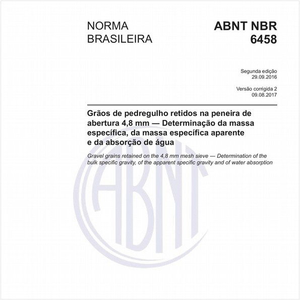 NBR6458 de 09/2016